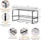 NEX™ 17" Black Wall-Mounted Power Tool Storage Rack with Basket
